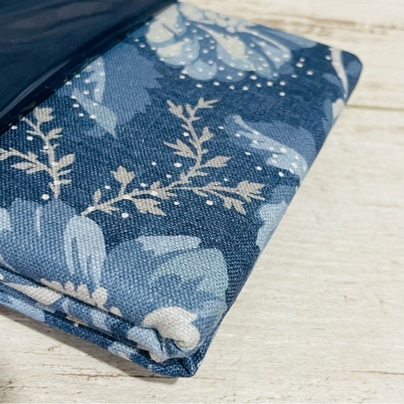 Ralph Lauren Skye King Pillow Sham 100% Cotton Denim Floral 20” X 36” NWT - Picture 7 of 10